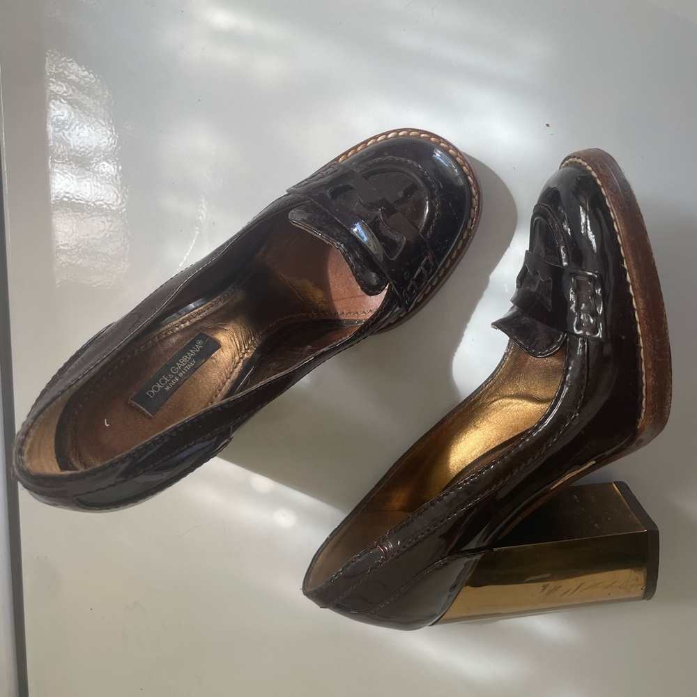 Dolce Gabbana Loafer Heels
